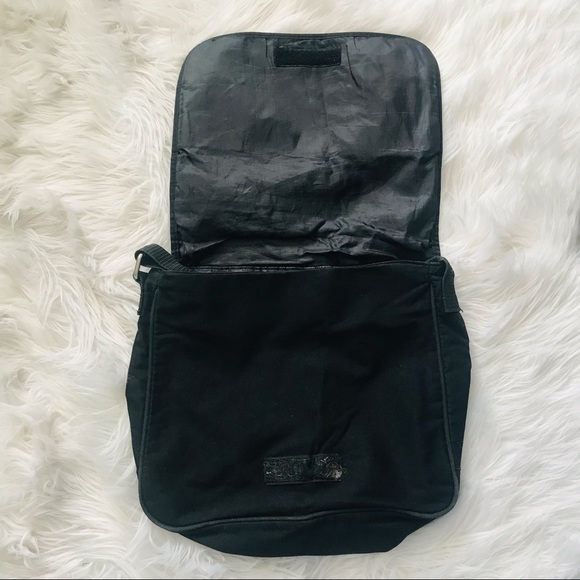 Disney Tinkerbell Patches Mini Messenger Black Shoulder Crossbody Bag - Picture 7 of 9